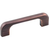  Alvar Collection 3-11/16'' W Cabinet Pull, Center to Center 3'', Brushed Oil Rubbed Bronze