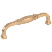  Audrey Collection 5-9/16'' W Square Cabinet Cup Pull, Square to Center 128 mm (5''), Satin Bronze