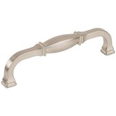  Audrey Collection 5-9/16'' W Square Cabinet Cup Pull, Square to Center 128 mm (5''), Satin Nickel