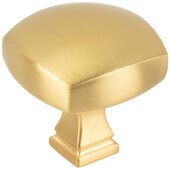  Audrey Collection 1-3/8'' Square Cabinet Knob, Brushed Gold