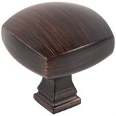  Audrey Collection 1-3/8'' Square Cabinet Knob, Brushed Oil Rubbed Bronze