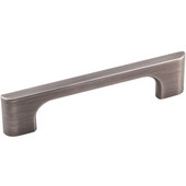  Leyton Collection 5-1/8'' W Cabinet Pull, Center to Center 96mm (3-3/4''), Brushed Pewter