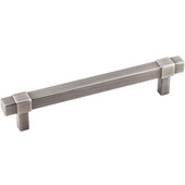  Zane Collection 6-5/16'' W Cabinet Pull, Center to Center 128mm (5''), Brushed Pewter