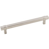  Zane Collection 7-9/16'' W Cabinet Pull, Center to Center 160mm (6-1/4''), Satin Nickel