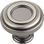  Lafayette Collection 1-3/8'' Diameter Circle Cabinet Knob in Brushed Pewter