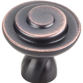  Duval Collection 1-1/4'' W Scroll Cabinet Knob in Brushed Oil Rubbed Bronze