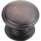  Durham Collection 1-1/4'' Diameter Round Cabinet Knob in Brushed Oil Rubbed Bronze