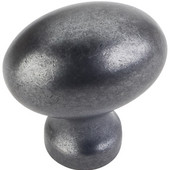  Bordeaux Collection 1-3/16'' W Football Cabinet Knob in Gun Metal