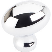  Bordeaux Collection 1-3/16'' W Football Cabinet Knob in Polished Chrome