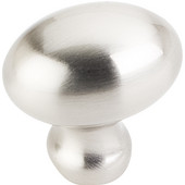  Bordeaux Collection 1-3/16'' W Football Cabinet Knob in Satin Nickel