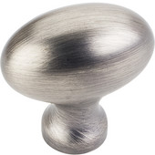  Lyon Collection 1-9/16'' Diameter Football Cabinet Knob in Brushed Pewter