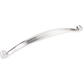  Lille Collection 12-7/8'' W Palm Leaf Appliance Pull in Satin Nickel