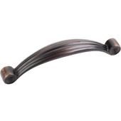  Lille Collection 4-3/8'' W Palm Leaf Cabinet Pull in Brushed Oil Rubbed Bronze