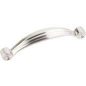  Lille Collection 4-3/8'' W Palm Leaf Cabinet Pull in Satin Nickel