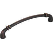  Marie Collection 6-7/8'' W Brushed Oil Rubbed Bronze Transitional Cabinet Pull, 175.2mm W x 38.3mm D x 15.2mm H (6-7/8'' W x 1-1/2'' D x 5/8'' H), Center to Center: 160mm (6-5/16'')
