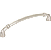  Marie Collection 6-7/8'' W Satin Nickel Transitional Cabinet Pull, 175.2mm W x 38.3mm D x 15.2mm H (6-7/8'' W x 1-1/2'' D x 5/8'' H), Center to Center: 160mm (6-5/16'')