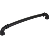  Marie Collection 19'' W Matte Black Transitional Appliance Handle, 482.6mm W x 53.3mm D x 25.4mm H (19'' W x 2-1/8'' D x 1'' H), Center to Center: 457.2mm (18'')