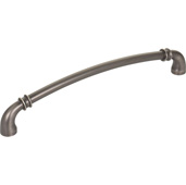  Marie Collection 8-3/16'' W Brushed Pewter Transitional Cabinet Pull, 207.2mm W x 38.3mm D x 15.2mm H (8-3/16'' W x 1-1/2'' D x 5/8'' H), Center to Center: 192mm (7-9/16'')