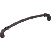  Marie Collection 8-3/16'' W Brushed Oil Rubbed Bronze Transitional Cabinet Pull, 207.2mm W x 38.3mm D x 15.2mm H (8-3/16'' W x 1-1/2'' D x 5/8'' H), Center to Center: 192mm (7-9/16'')