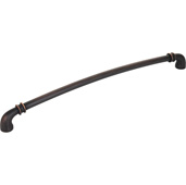  Marie Collection 12-11/16'' W Brushed Oil Rubbed Bronze Transitional Cabinet Pull, 322.8mm W x 38.3mm D x 17.8mm H (12-11/16'' W x 1-1/2'' D x 11/16'' H), Center to Center: 305mm (12'')