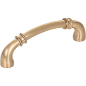  Marie Collection 4-3/8'' W Satin Bronze Transitional Cabinet Pull, 111.2mm W x 33.8mm D x 15.2mm H (4-3/8'' W x 1-5/16'' D x 5/8'' H), Center to Center: 96mm (3-3/4'')