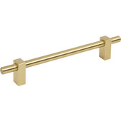  Larkin Collection Cabinet Bar Pull in Brushed Gold, 8-11/16'' W x 1-7/16'' D, Center to Center: 160mm (6-5/16'')