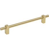  Larkin Collection Cabinet Bar Pull in Brushed Gold, 9-15/16'' W x 1-7/16'' D, Center to Center: 192mm (7-9/16'')