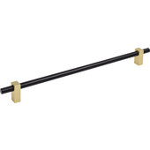  Larkin Collection Appliance Pull in Matte Black with Brushed Gold, 14-3/8'' W x 1-7/16'' D, Center to Center: 305mm (12'')