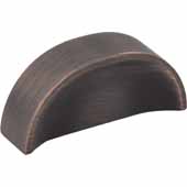  Elara Collection Cabinet Pull 2-1/16''W In Brushed Oil Rubbed Bronze