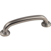  Bremen 1 Collection 4-5/8'' W Gavel Cabinet Pull in Brushed Pewter, 4-5/8'' W x 13/16'' D, Center to Center 96mm (3-3/4'')