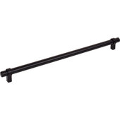  Key Grande Collection 14-1/8'' W Bar Cabinet Pull in Matte Black, 319mm (12-3/5'') Center-to-Center