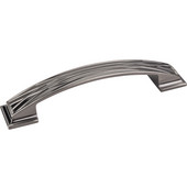  Aberdeen Collection 6-1/4'' W Lined Cabinet Pull in Brushed Black Nickel
