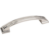  Aberdeen Collection 6-1/4'' W Lined Cabinet Pull in Satin Nickel