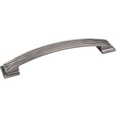  Aberdeen Collection 7-5/8'' W Lined Cabinet Pull in Brushed Pewter