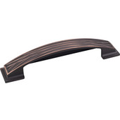  Aberdeen Collection 6-1/4'' W Lined Cup Cabinet Pull in Brushed Oil Rubbed Bronze