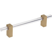  Spencer Collection Cabinet Bar Pull in Satin Bronze, 7-3/8'' W x 1-7/16'' D, Center to Center: 128mm (5-1/16'')