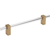  Spencer Collection Cabinet Bar Pull in Satin Bronze, 8-11/16'' W x 1-7/16'' D, Center to Center: 160mm (6-5/16'')