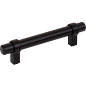  Key Grande Collection 5-3/8'' W Cabinet Bar Pull in Matte Black, 96mm (3-3/4'') Center-to-Center