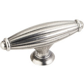  Glenmore Collection 2-5/8'' W Small Ribbed Cabinet T-Knob in Distressed Pewter