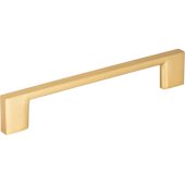  5-7/8'' Width Sutton Cabinet Pull in Brushed Gold, Center to Center: 128mm (5'')