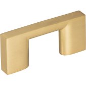  2-1/4'' Width Sutton Cabinet Pull in Brushed Gold, Center to Center: 32mm (1-1/4'')
