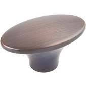  Hudson Collection 1-7/8'' W Oval Cabinet Knob in Brushed Oil Rubbed Bronze