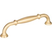  5-13/16'' Width Tiffany Cabinet Pull in Brushed Gold, Center to Center: 128mm (5'')
