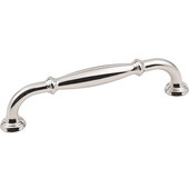  Tiffany Collection 5-13/16'' W Decorative Cabinet Pull, 128mm (5'') Center-to-Center in Polished Nickel