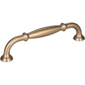  5-13/16'' Width Tiffany Cabinet Pull in Satin Bronze, Center to Center: 128mm (5'')