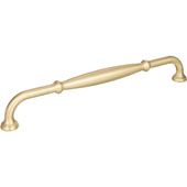  Tiffany Collection 13'' W Decorative Cabinet Pull, 12'' Center-to-Center in Brushed Gold