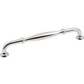  Tiffany Collection 8-3/8'' W Decorative Cabinet Pull, 192mm (7-9/16'') Center-to-Center in Polished Nickel