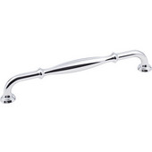  Tiffany Collection 8-3/8'' W Decorative Cabinet Pull, 192mm (7-9/16'') Center-to-Center in Polished Chrome