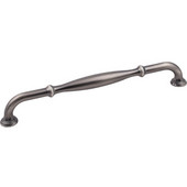  Tiffany Collection 9-7/8'' W Decorative Cabinet Pull, 224mm (8-13/16'') Center-to-Center in Brushed Pewter