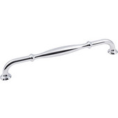  Tiffany Collection 9-7/8'' W Decorative Cabinet Pull, 224mm (8-13/16'') Center-to-Center in Polished Chrome
